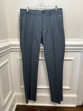 J.Lindeberg Golf Pants Mens 32x34 Slim Fit Gray Performance Pant